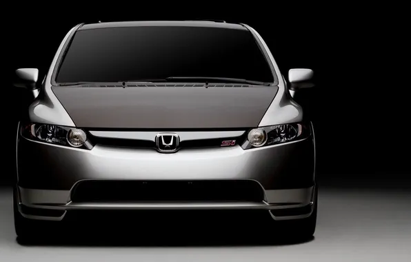 Picture Honda, grey background, cars, auto