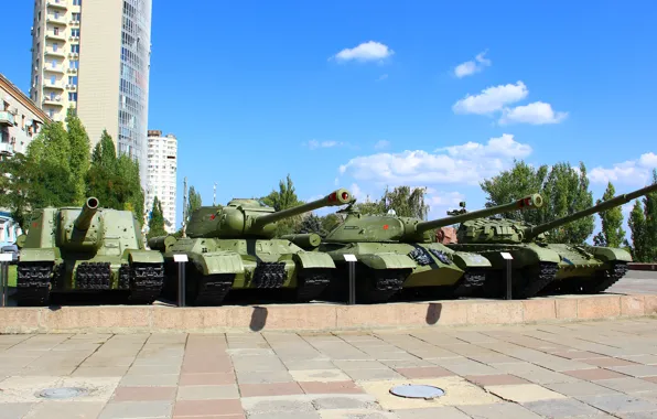 The is-2, Tanks, ISU-152, T-72, Is-3, Front, Volgograd, Volgograd