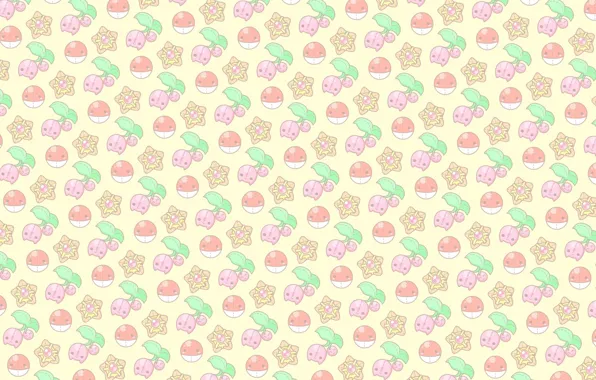 Background, texture, anime, art, Pikachu, pokemon