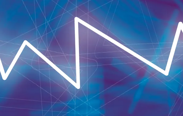 Neon, pulse, curve