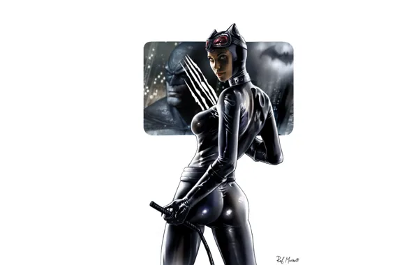 Wallpaper style, costume, Catwoman for mobile and desktop, section