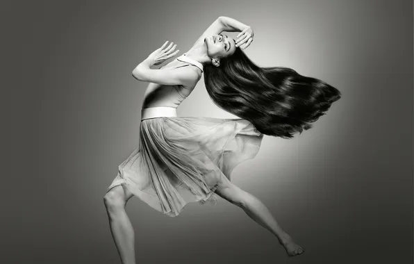 Picture Girl, Art, Dance, Woman, Hair, Ballet