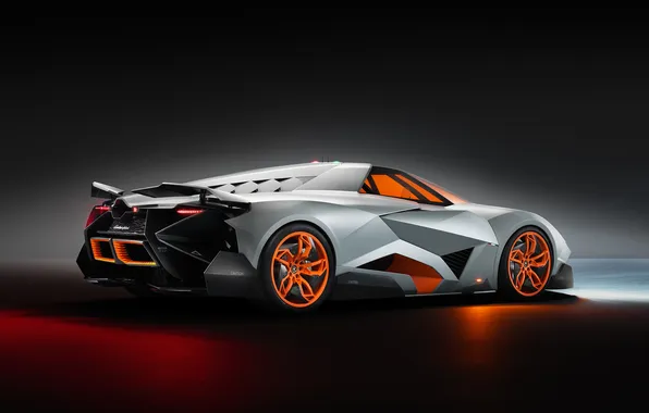 Machine, Lamborghini, the concept car, back, 2013, Egoista