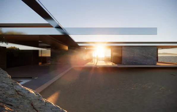 Sunset, urban, neom, saudi arabia, epicon region
