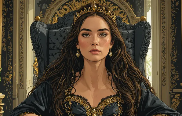 Girl, the throne, Queen