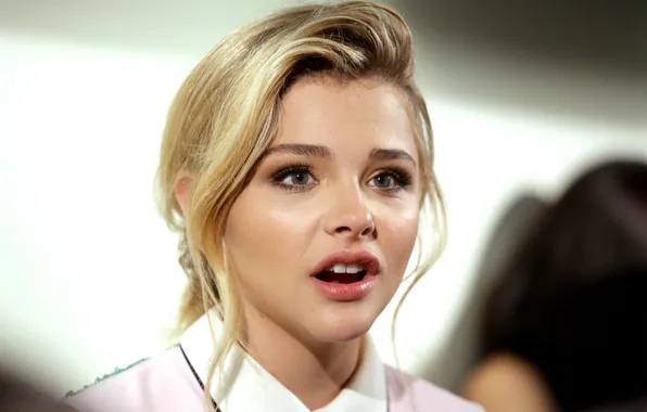 Look, actress, lips, girl, blonde, Chloe Grace Moretz, Chloe Grace Moretz, Chloe Grace Moretz