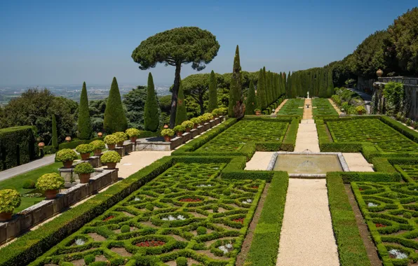 Park, Italy, Villa Barberini, Castel Gandolfo