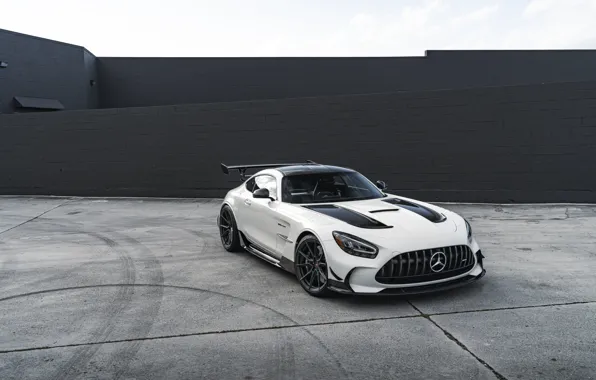 Mercedes, Wall, AMG, Coupe, White, GT63s