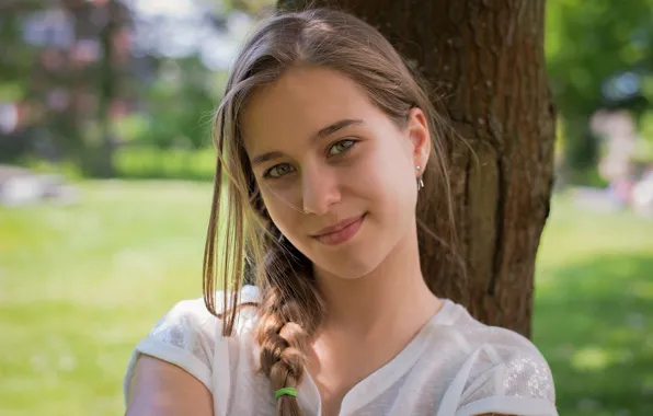 Picture smile, youth, braids, the beauty, Philippe