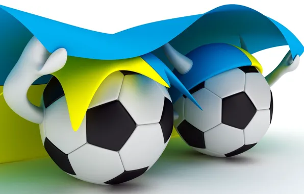 Picture football, sport, the ball, flag, 2012, Ukraine