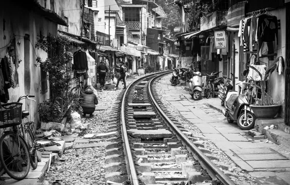 Vietnam, Hanoi, rail journey