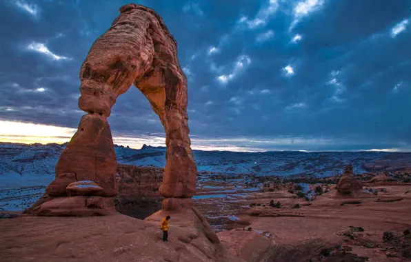 Picture sunset, rocks, erosion, great canyon