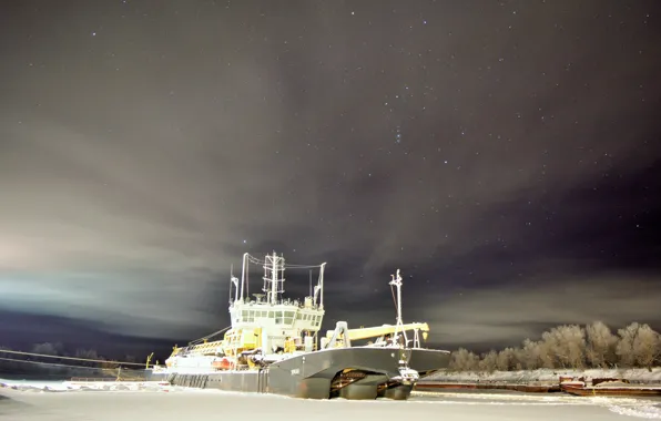 Sea, Yamal, Jamal, A dredger