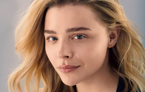 Portrait, actress, blonde, Chloe Grace Moretz, Chloë Grace Moretz