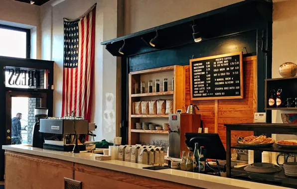 USA, United States, flag, counter, Ohio, America, Dayton, United States of America