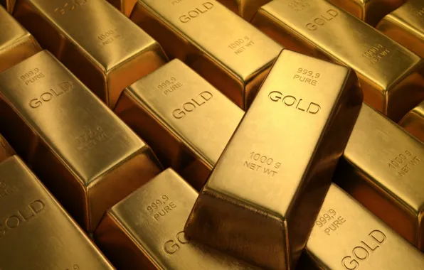 Picture golden, gold, bullion