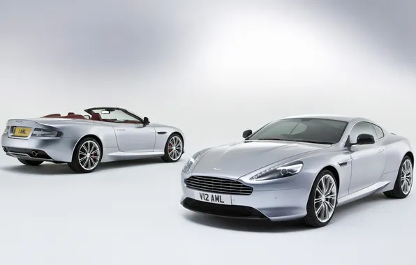Aston Martin, coupe, supercar, DB9, convertible, rear view, the front, Aston Martin
