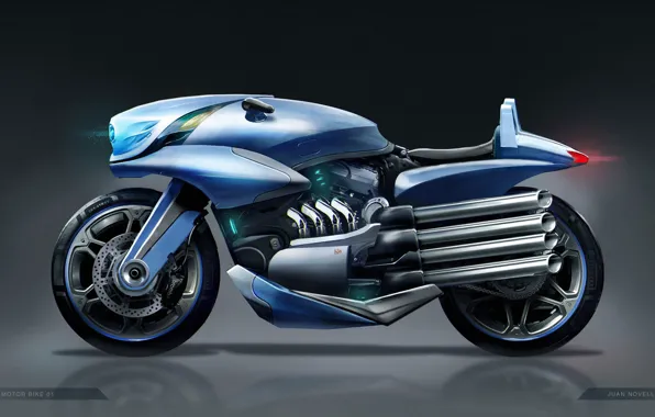 Design, motorcycle, concept motor bike 01, Juan Novelletto