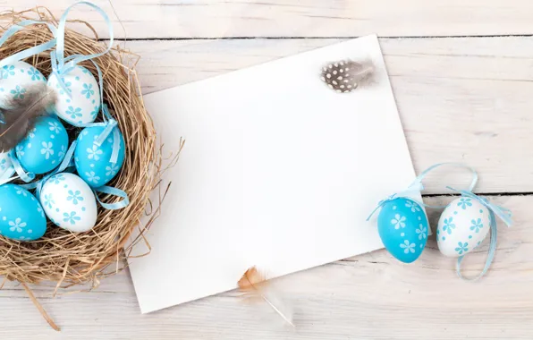 Easter, wood, spring, Easter, eggs, decoration, Happy, tender