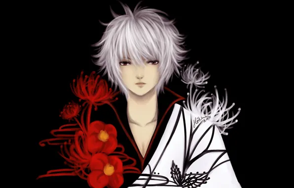 Anime, guy, Gintama, Gintoki Sakata