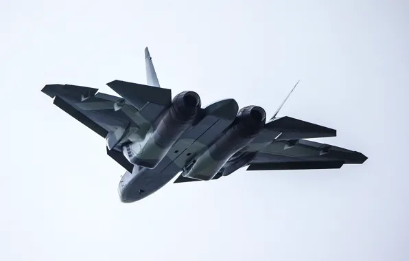 The sky, the plane, fighter, Multipurpose, fifth generation, supersonic, Vladislav Perminov, PAK FA T-50