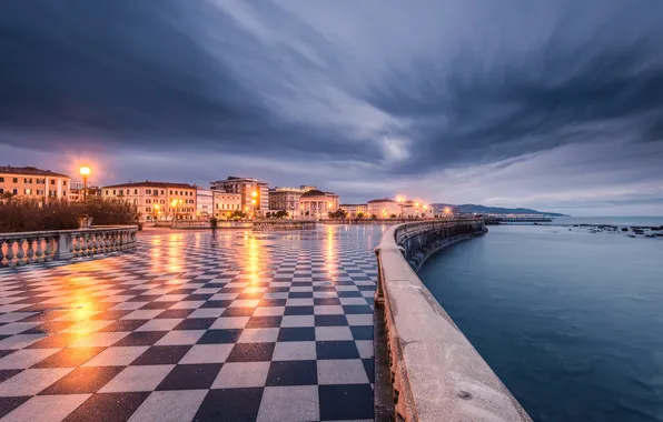 Livorno, Tuscany, The Terrazza Mascagni