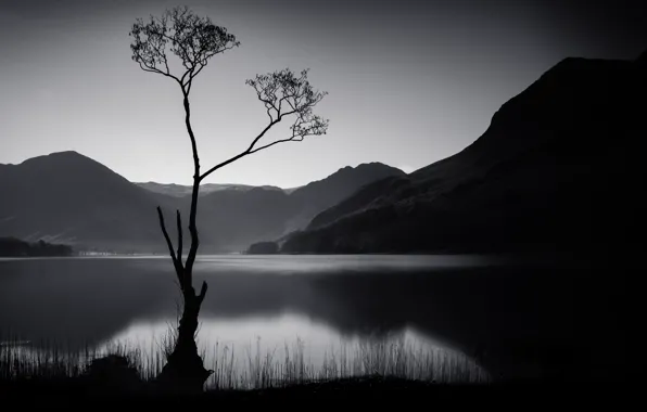 Picture lake, Lake District, Buttermere