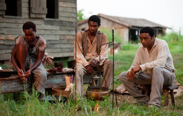 Picture slaves, child, black, Chiwetel Ejiofor, 12 years of slavery, Lupita Nyong'o