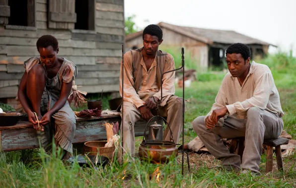 Slaves, child, black, Chiwetel Ejiofor, 12 years of slavery, Lupita Nyong'o