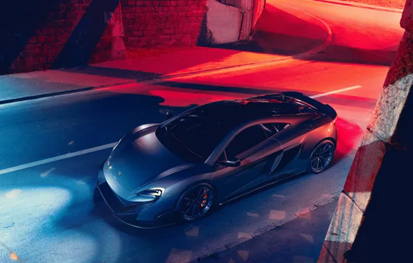 McLaren, Night, Machine, Grey, Render, Supercar, Lighting, Rendering
