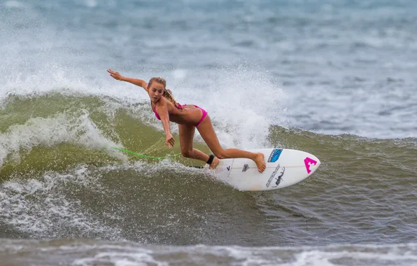 The ocean, sport, wave, surfing, surfing, girl.Board