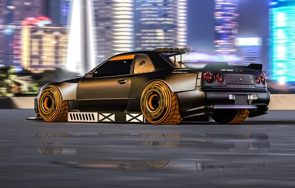 Auto, Machine, Tuning, Style, Car, Art, Fiction, Science Fiction