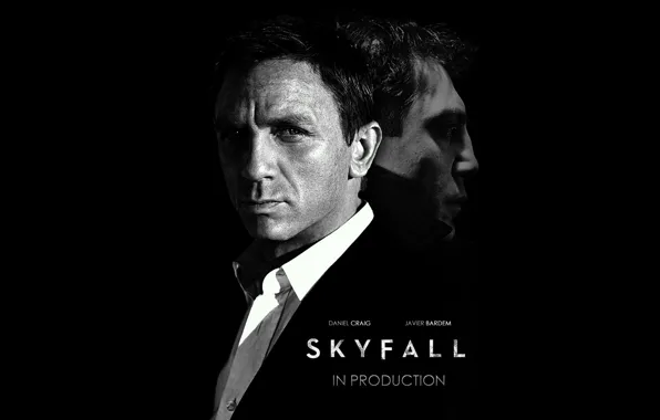 Picture actor, 2012, Daniel Craig, agent, James Bond, Daniel Craig, SKYFALL, 007 coordinates "skayfoll"