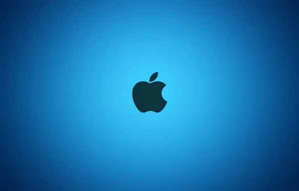 Picture Apple, Apple, Blue