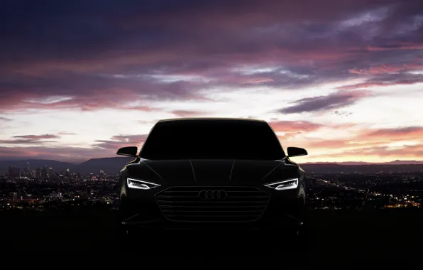 Picture Concept, night, Audi, coupe, Coupe, 2014, Prologue