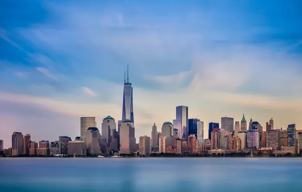 The city, New York, skyscrapers, USA, megapolis, NYC, New York City