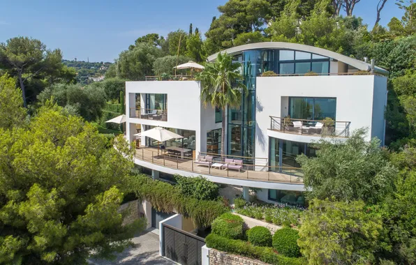 France, garden, luxury villa, St. Jean Cap Ferrat