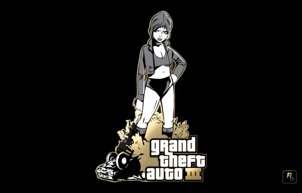 Girl, game, Rockstar, gta, III, Grand Theft Auto III