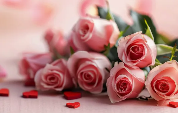 Love, holiday, heart, heart, hearts, heart, Valentine's Day, AI art