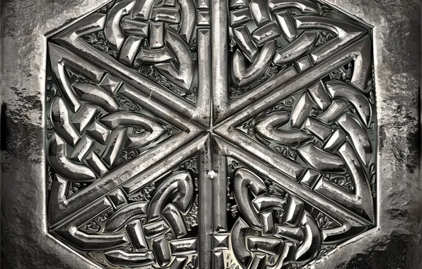 Metal, pattern, texture, ornament, metallic, relief, foil, chasing