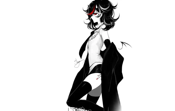 Girl, Touhou, monochrome, Touhou, Touhou, Sheya, Seija Kijin