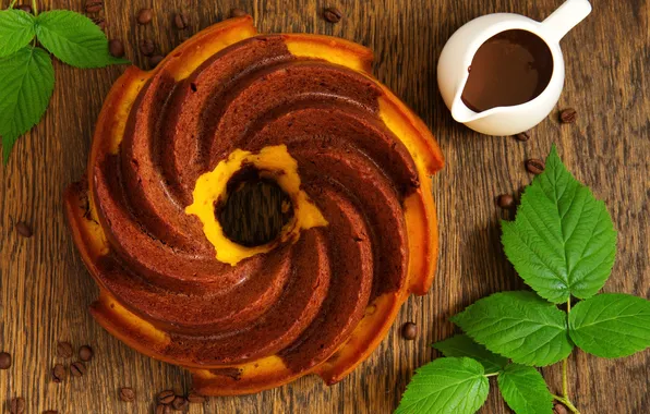 Coffee, chocolate, cupcakes