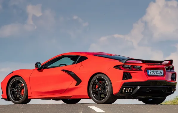 Picture Corvette, Chevrolet, sports car, Chevrolet Corvette Stingray, exterior, Stingray, 2021