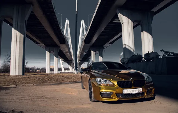 Car, machine, auto, bridge, city, fog, race, bmw