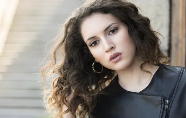 Look, girl, face, model, hair, portrait, Clear