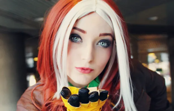 Eyes, girl, girl, eyes, Marvel, comic, comics, Rogue