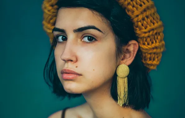 Portrait, Cristina Venedict, my little yellow dream