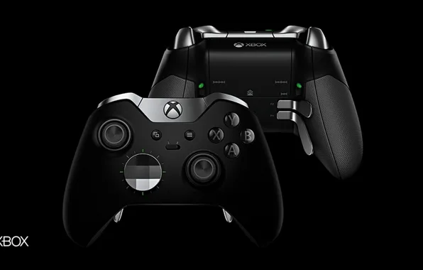 Game, black, controller, joystick, Xbox One, XBox, wireless, Xbox One Elite Wireless Controller dualshock