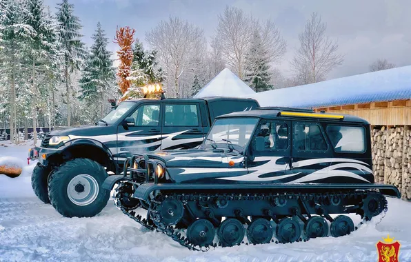 Winter, snow, machine, all-terrain vehicles