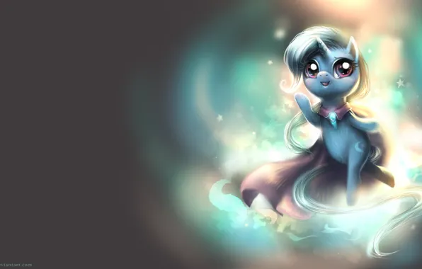 Picture cartoon, art, unicorn, my little pony